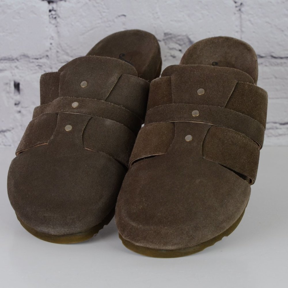 NEW! FREE PEOPLE Sunday Season Suede Clog / Mule - Picture 2 of 16